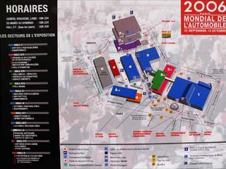 Plan du Parc des Expositions