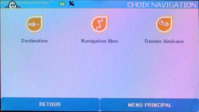 Choix Navigation