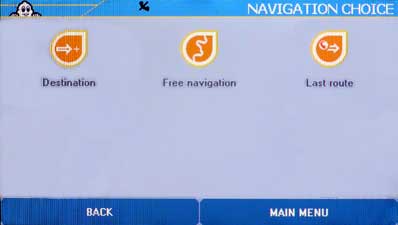 Navigation Choice